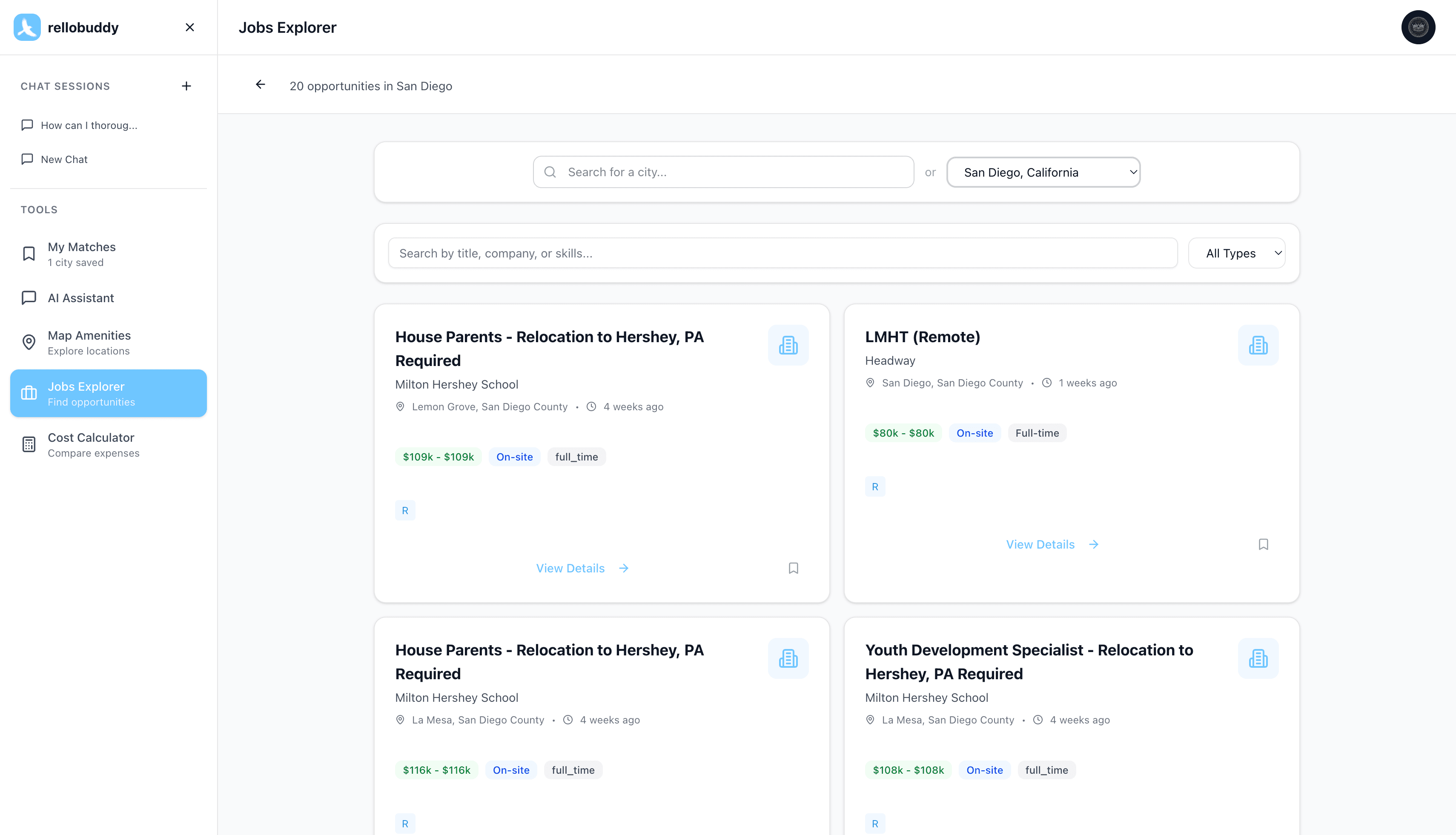 Jobs Explorer - Screenshot 1